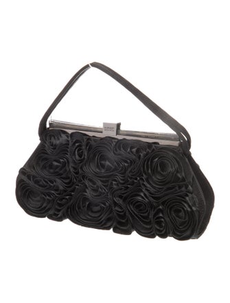 Badgley Mischka Satin Top Handle Bag