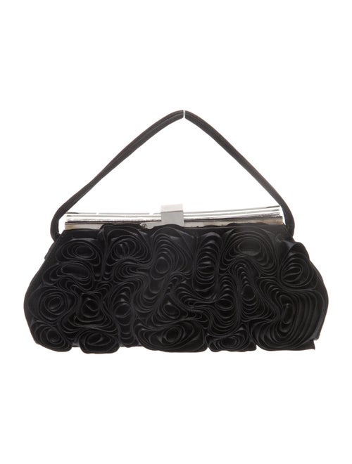 Badgley Mischka Satin Top Handle Bag