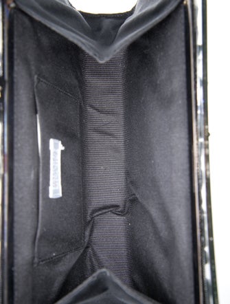 Badgley Mischka Satin Top Handle Bag