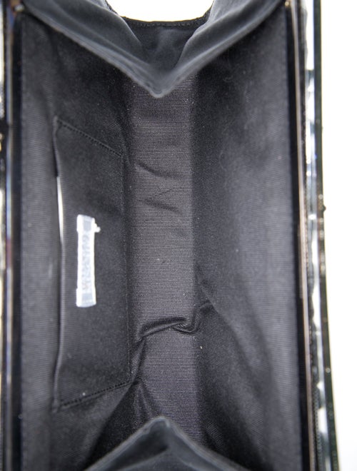 Badgley Mischka Satin Top Handle Bag