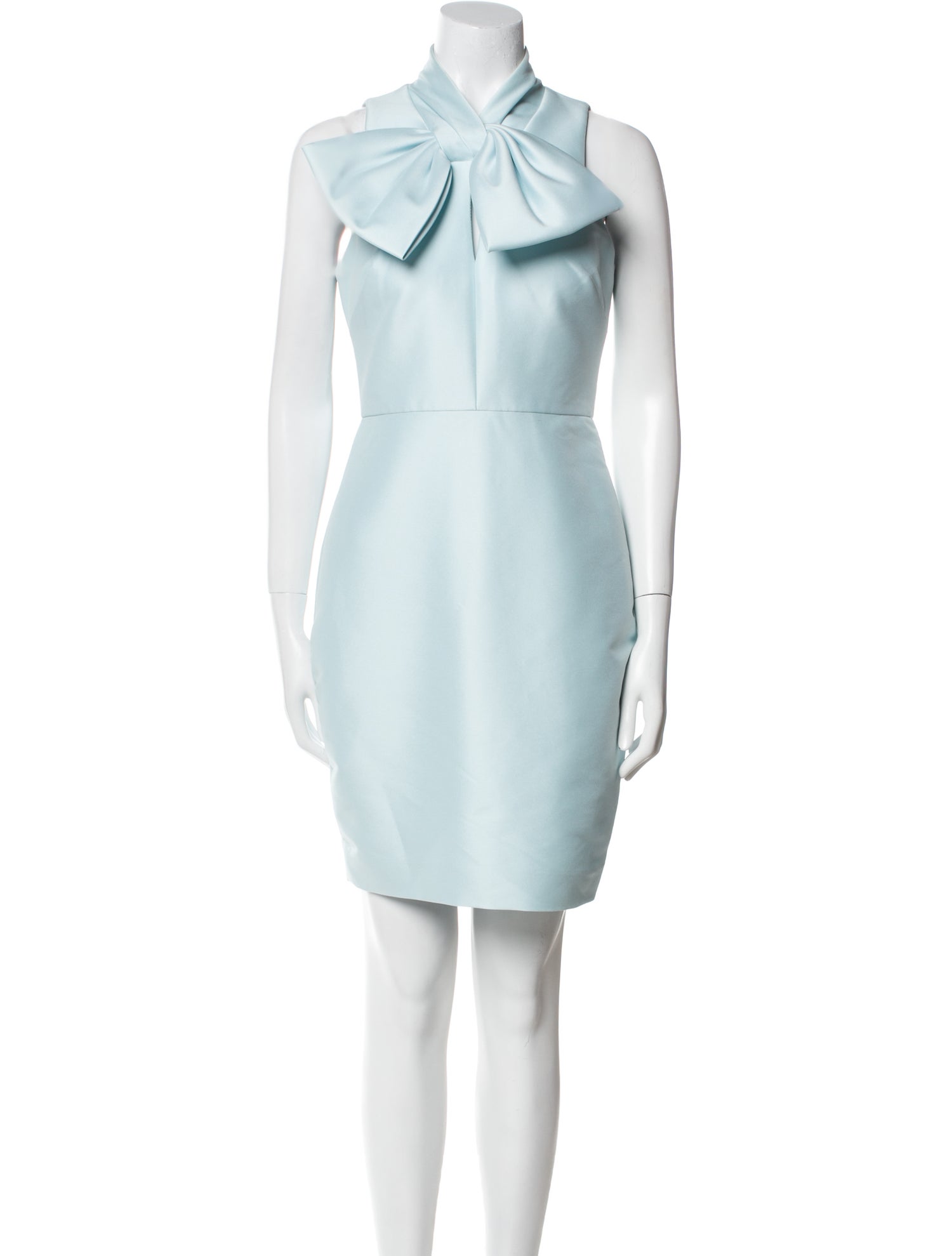 Badgley Mischka Mock Neck Mini Dress