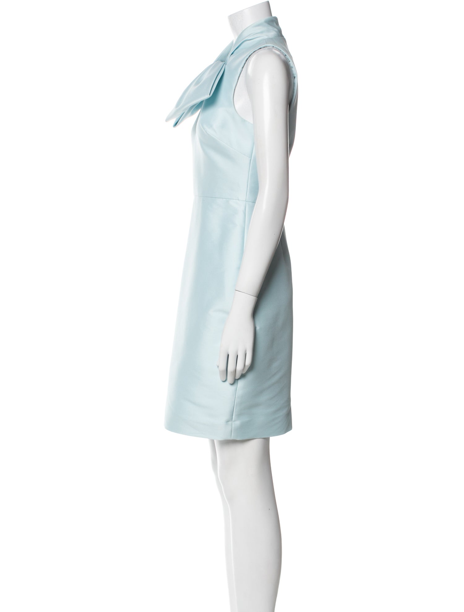 Badgley Mischka Mock Neck Mini Dress