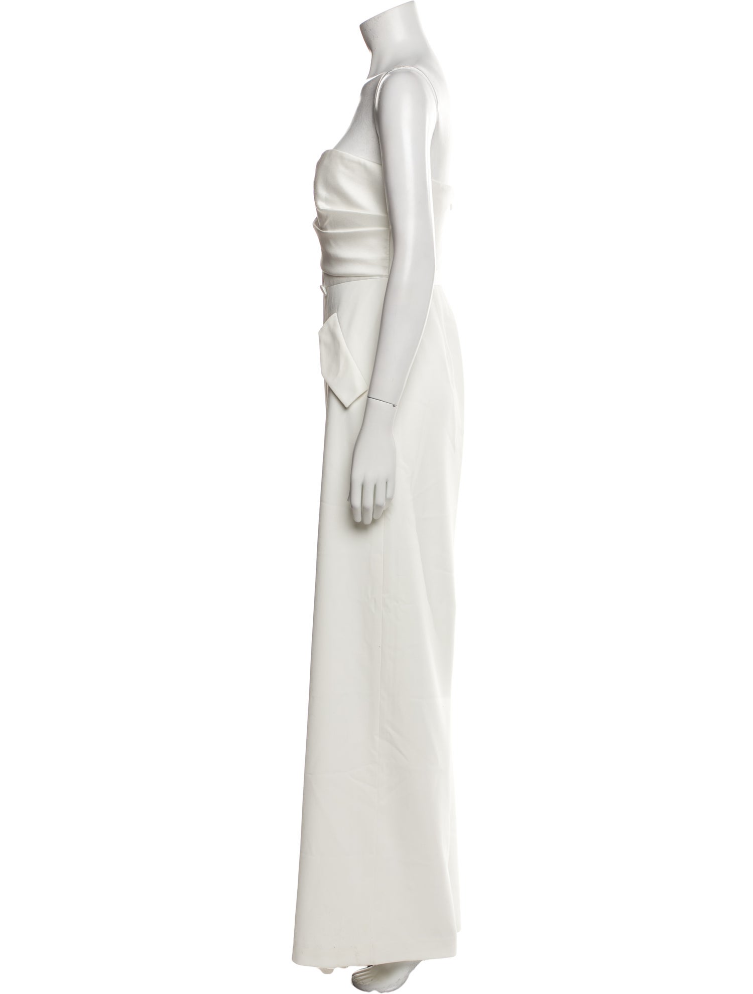 Badgley Mischka Strapless Jumpsuit