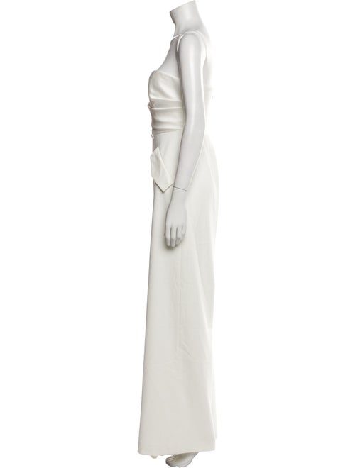 Badgley Mischka Strapless Jumpsuit