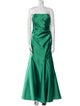 Badgley Mischka Strapless Long Dress