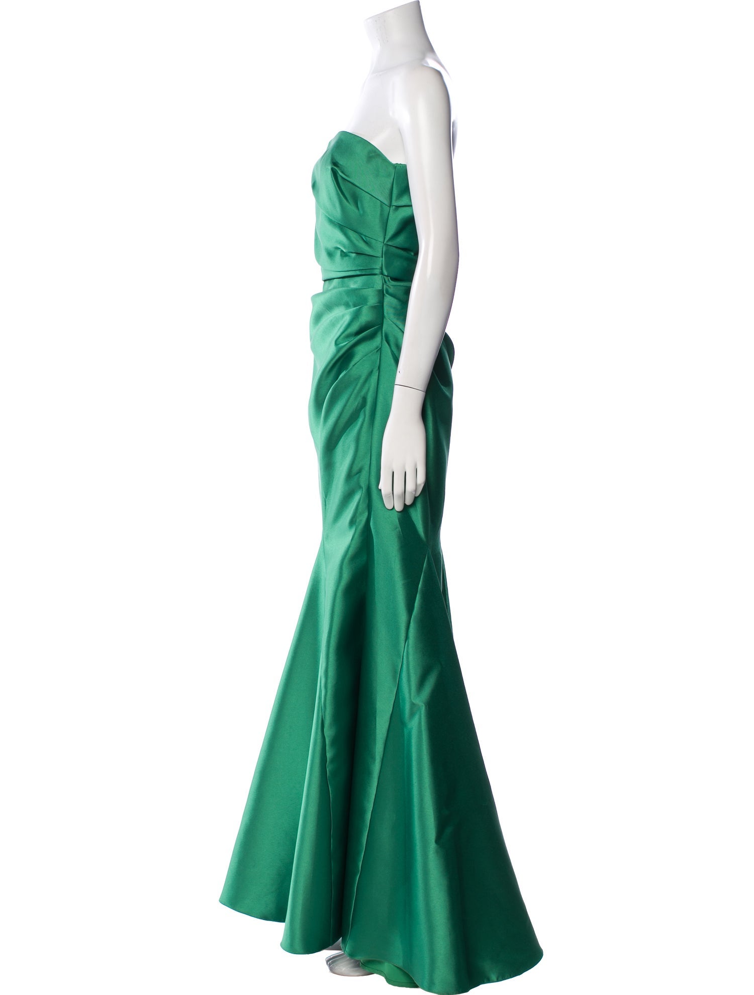 Badgley Mischka Strapless Long Dress