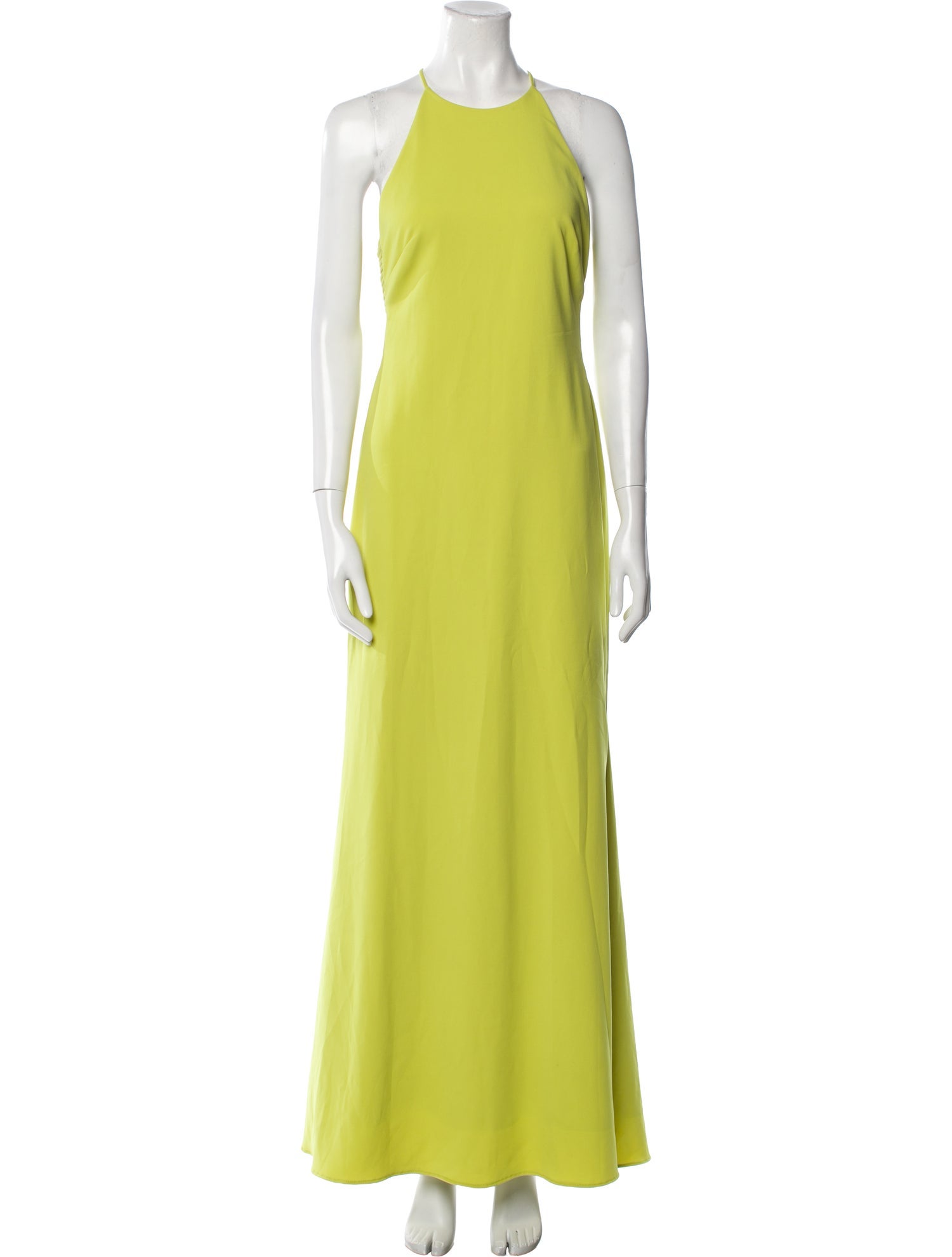 Badgley Mischka Halterneck Long Dress