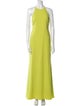 Badgley Mischka Halterneck Long Dress