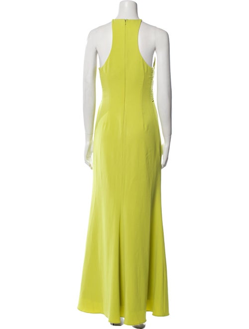 Badgley Mischka Halterneck Long Dress