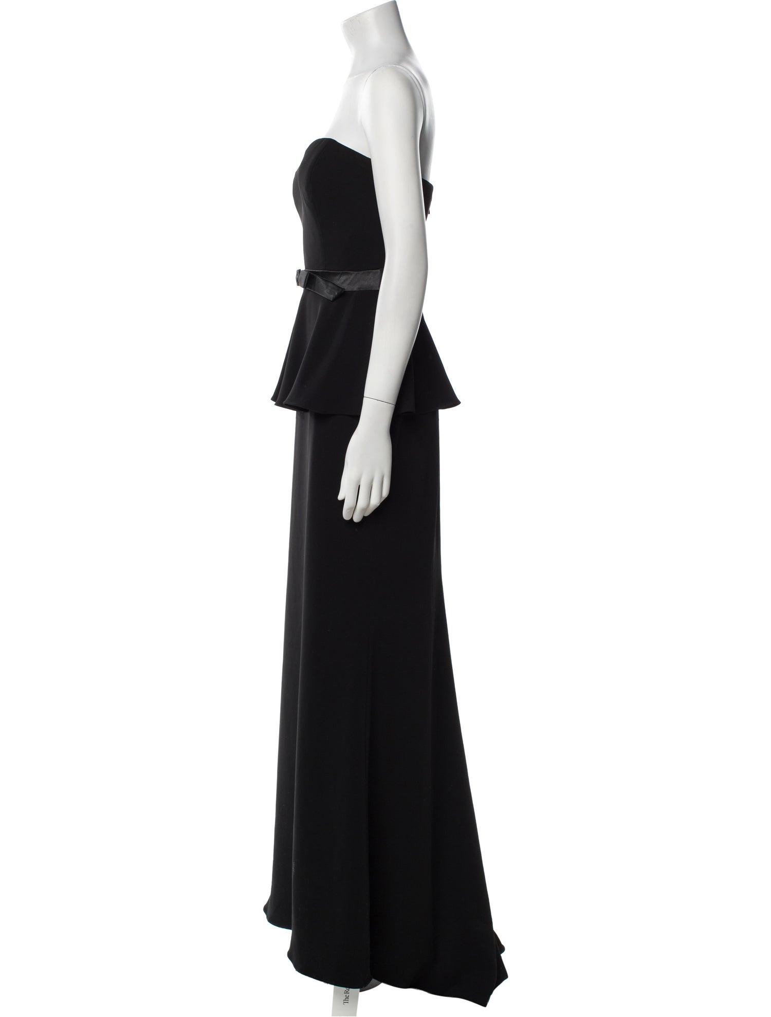 Badgley Mischka Strapless Long Dress