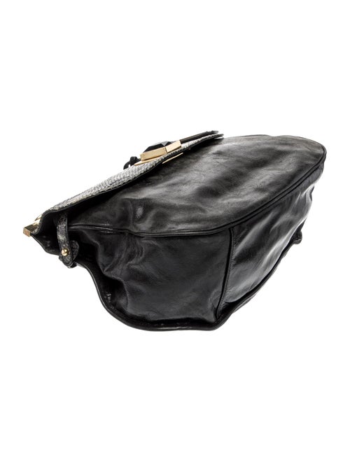 Badgley Mischka Leather Top Handle Bag