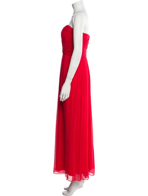 Badgley Mischka Strapless Long Dress