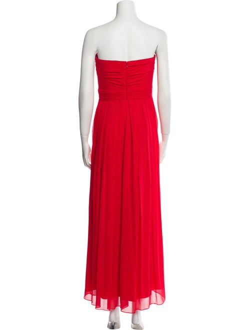 Badgley Mischka Strapless Long Dress