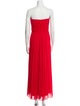 Badgley Mischka Strapless Long Dress