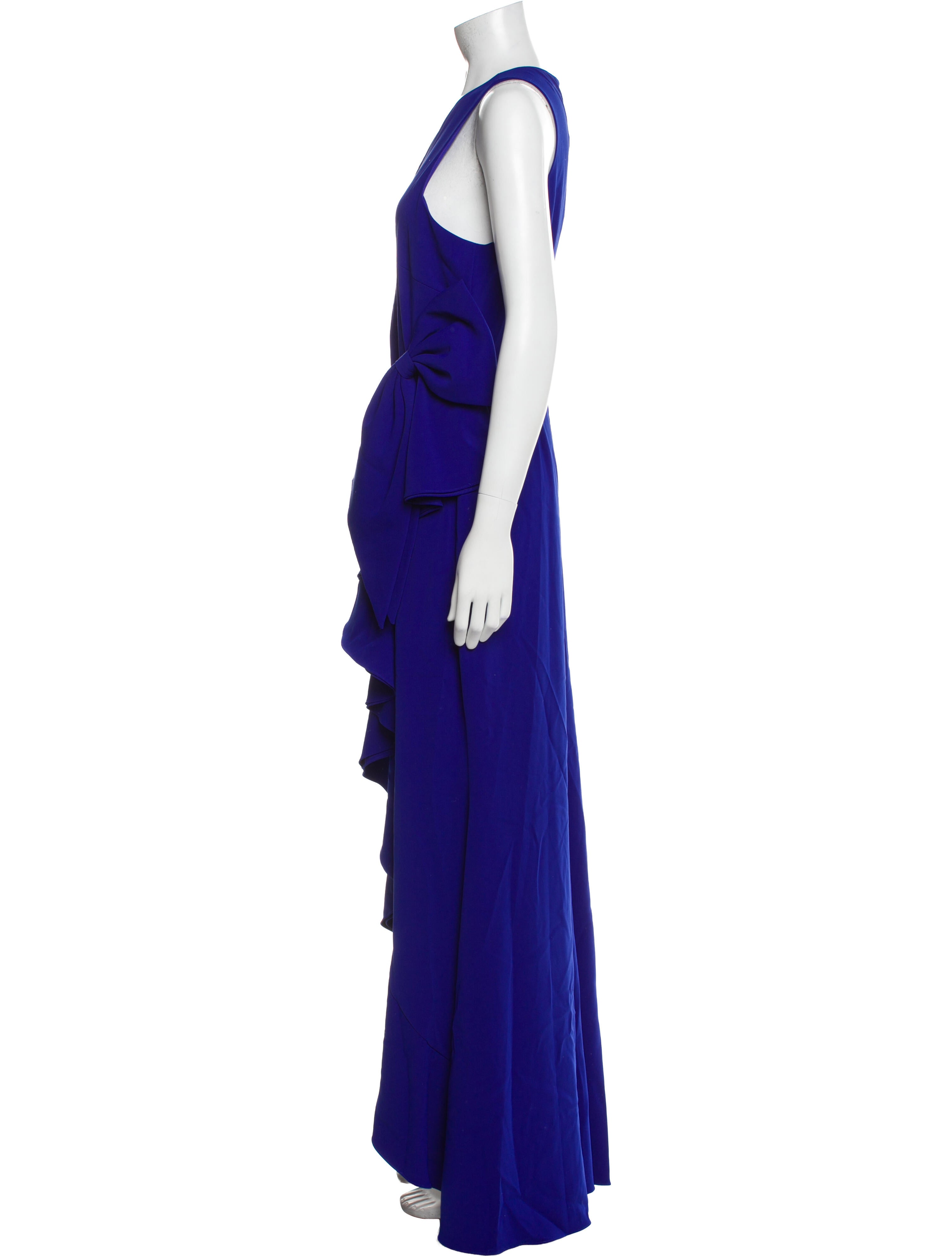 Badgley Mischka Crew Neck Long Dress w/ Tags