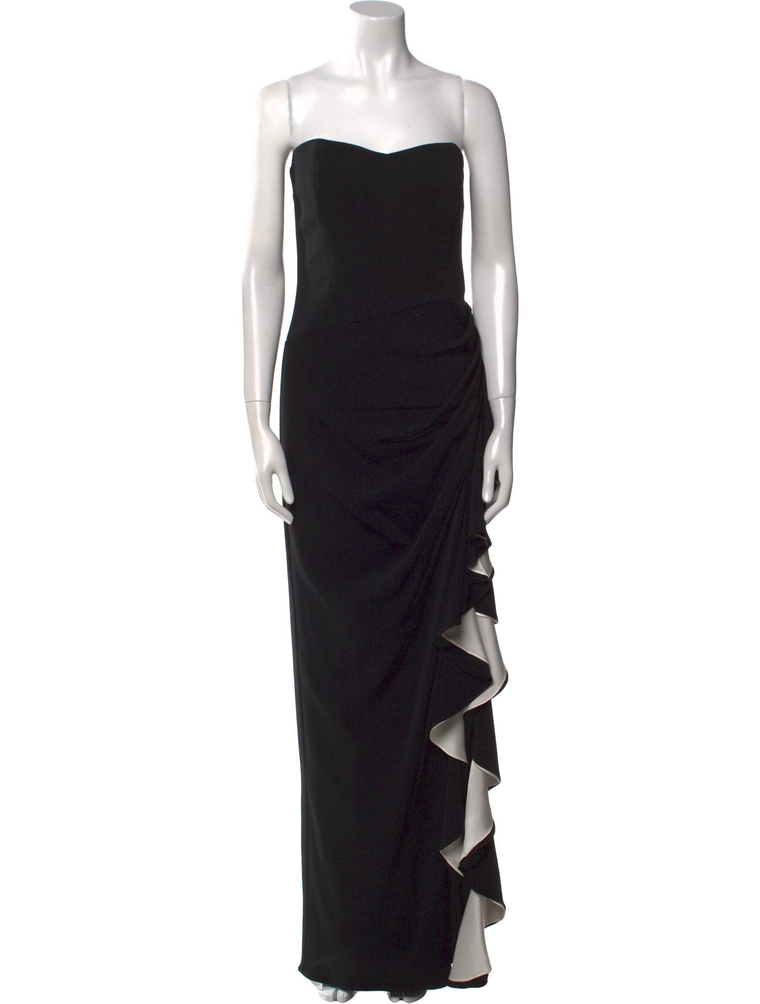 Badgley Mischka Strapless Long Dress