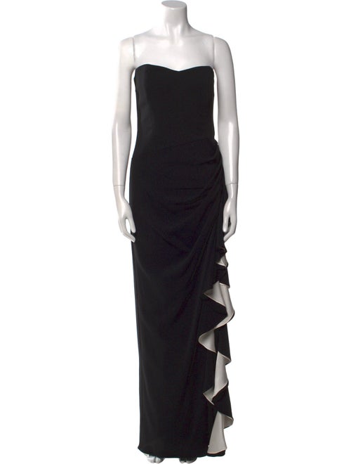 Badgley Mischka Strapless Long Dress