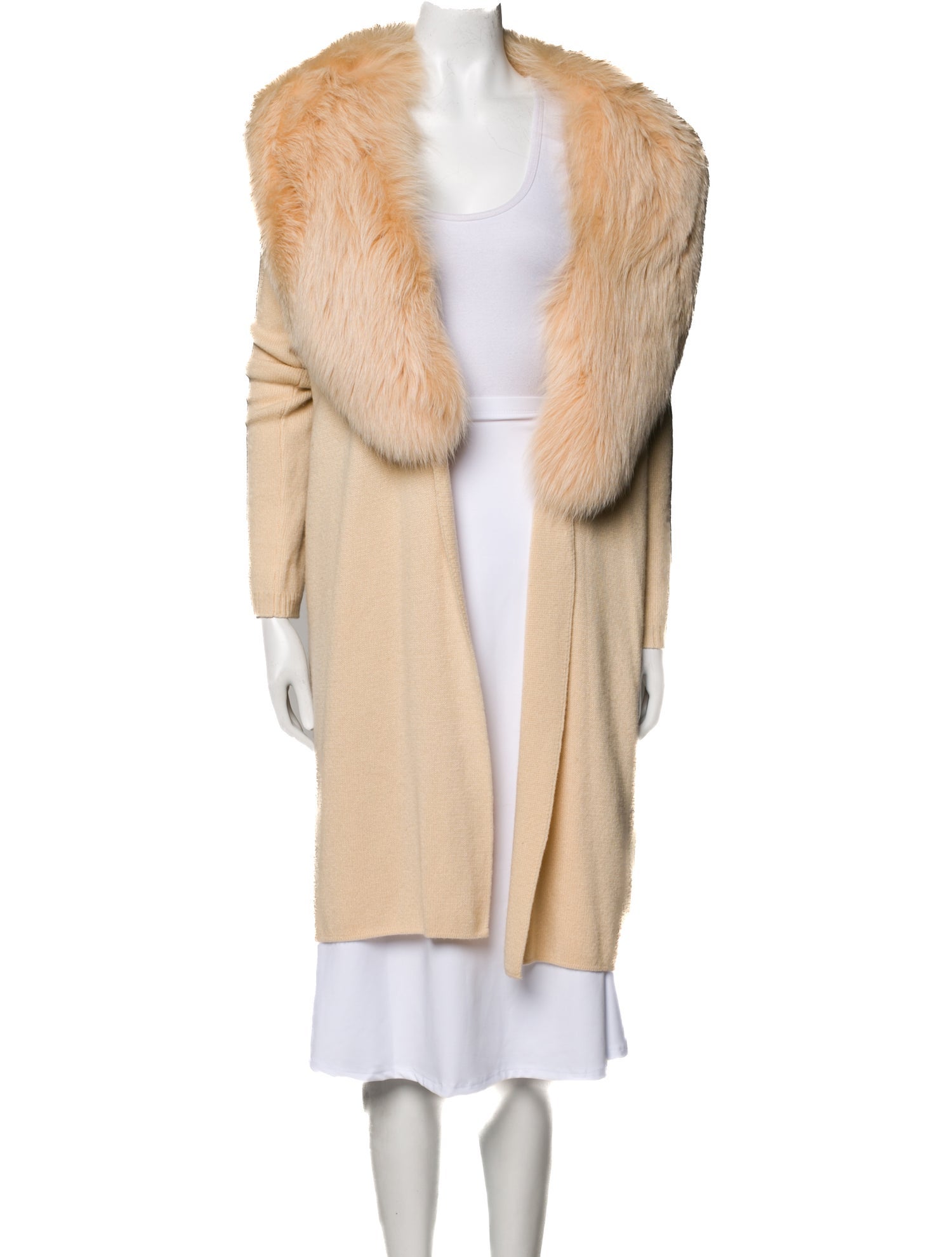 Badgley Mischka Cashmere Open Front Sweater