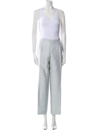 Badgley Mischka Plaid Print Pantsuit