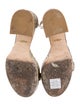 Badgley Mischka Glitter Sandals