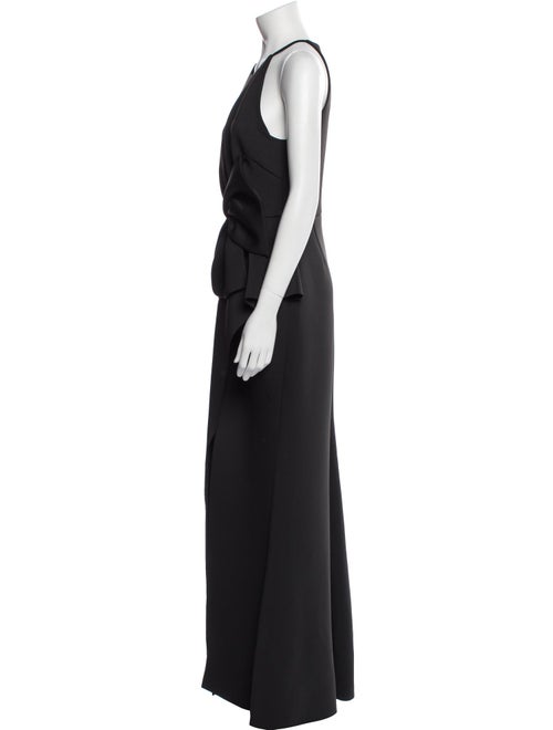 Badgley Mischka Halterneck Long Dress