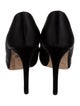 Badgley Mischka Satin Crystal Embellishments Pumps
