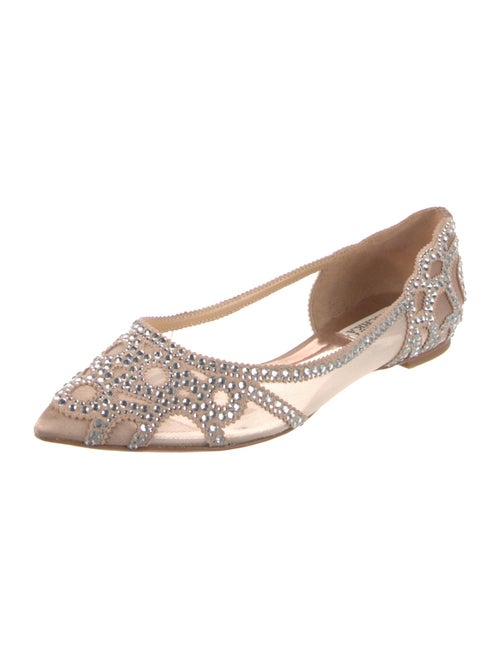 Badgley Mischka Mesh Printed D'Orsay Flats