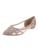 Badgley Mischka Mesh Printed D'Orsay Flats