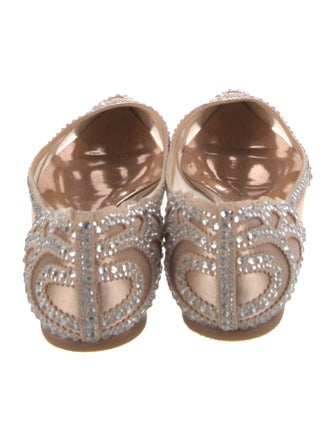 Badgley Mischka Mesh Printed D'Orsay Flats