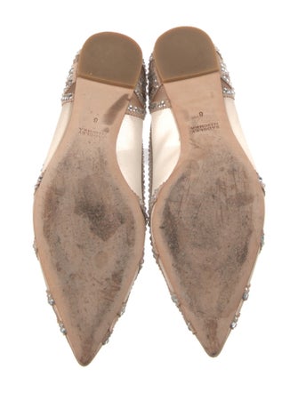 Badgley Mischka Mesh Printed D'Orsay Flats