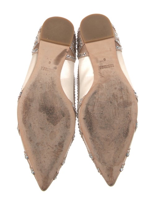 Badgley Mischka Mesh Printed D'Orsay Flats