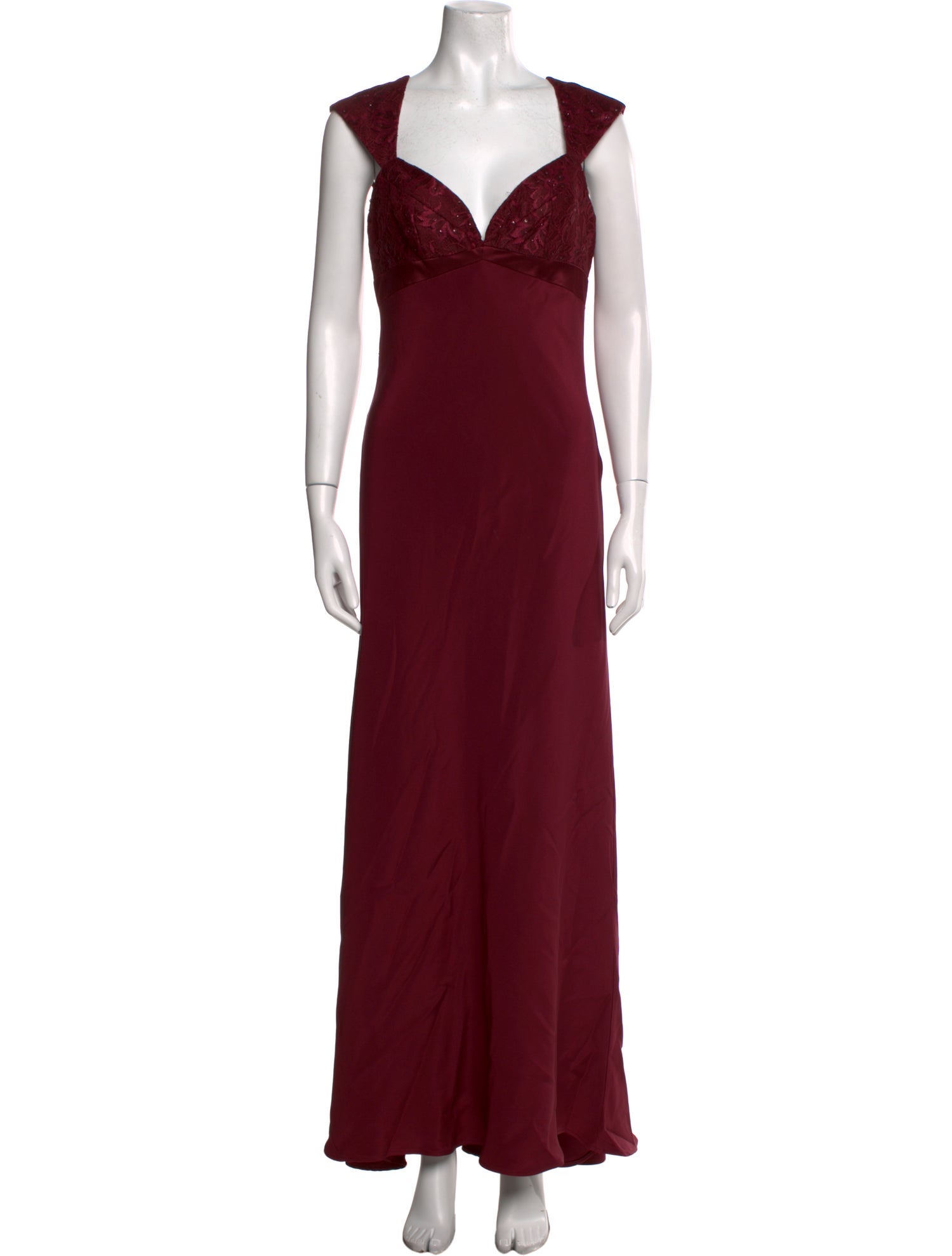 Badgley Mischka Silk Long Dress