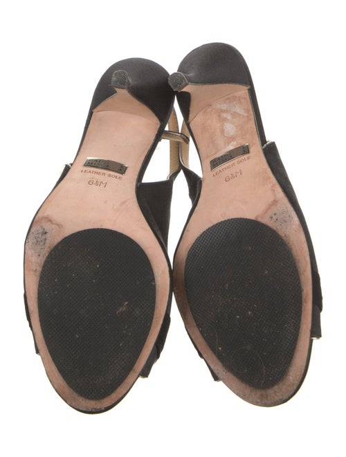 Badgley Mischka Satin Slingback Pumps