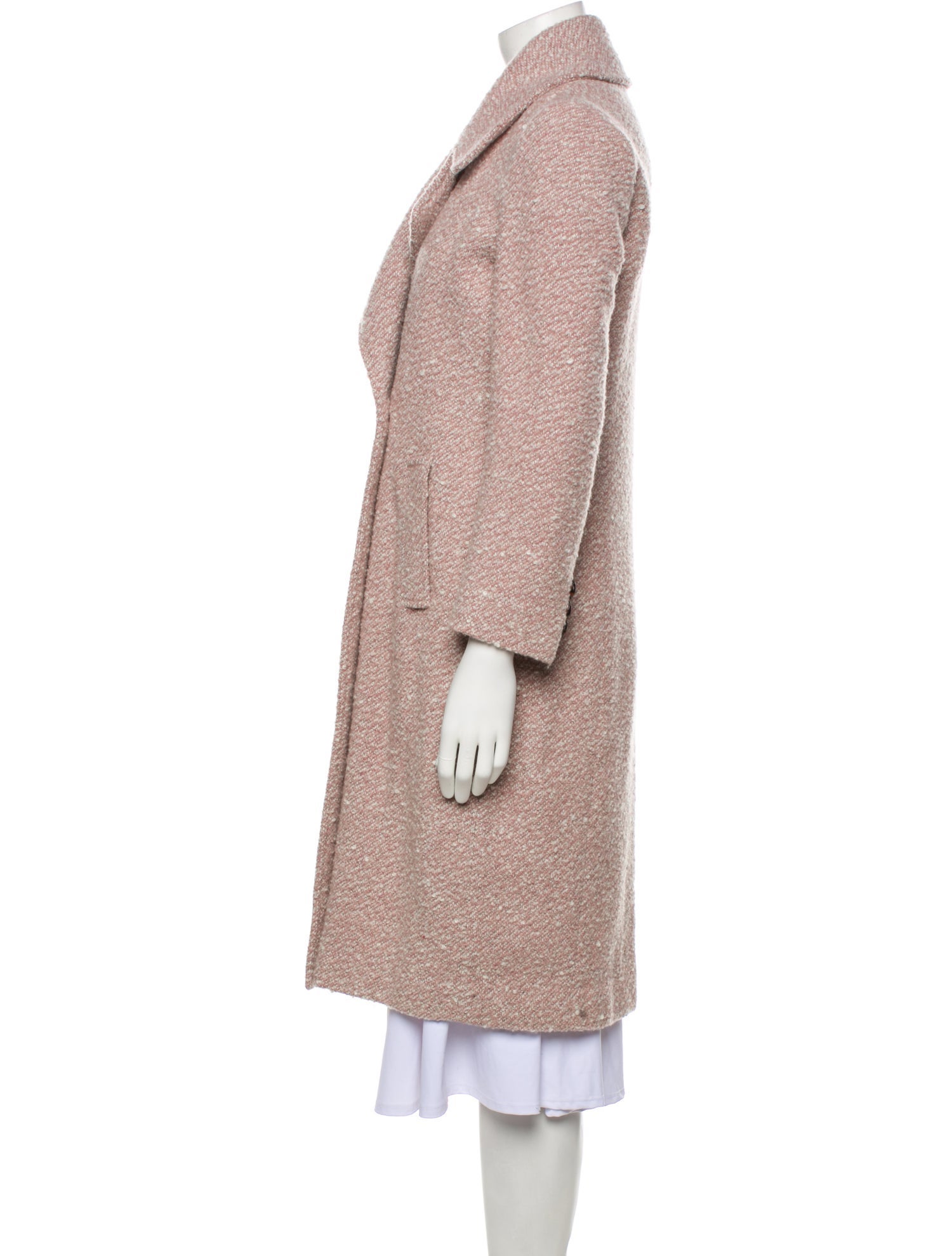 Badgley Mischka Tweed Pattern Coat