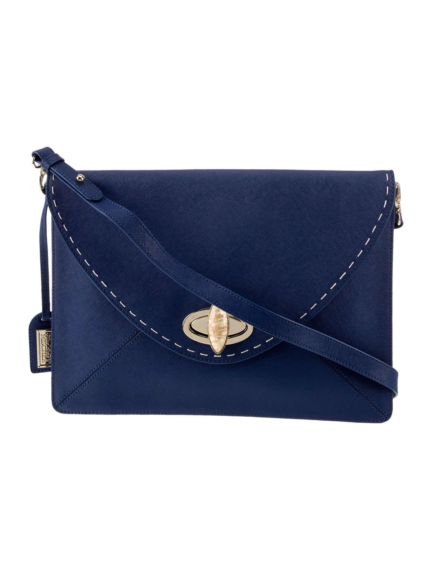 Badgley Mischka Saffiano Leather Crossbody Bag