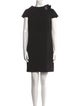 Badgley Mischka Mock Neck Mini Dress