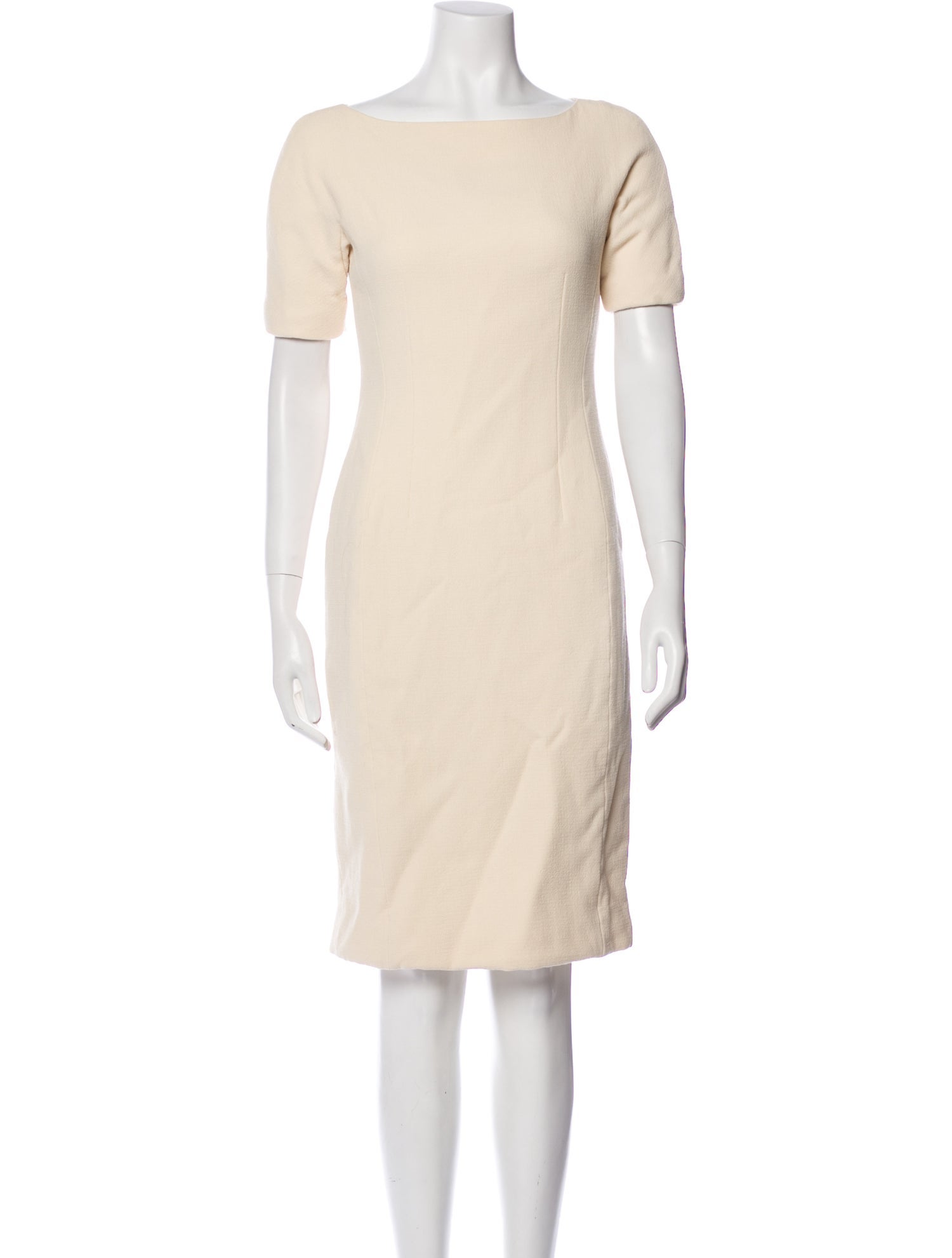 Badgley Mischka Wool Knee-Length Dress
