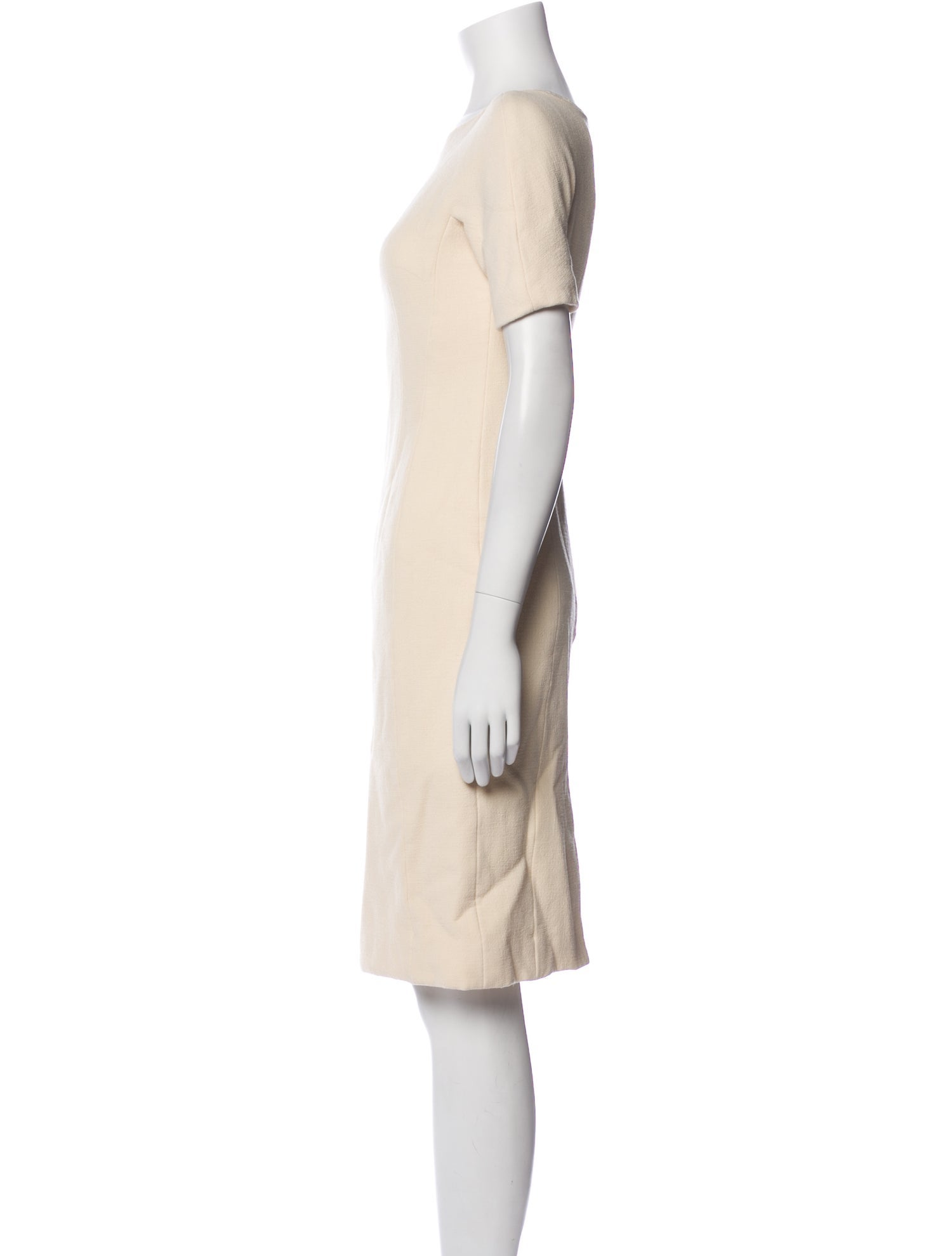 Badgley Mischka Wool Knee-Length Dress