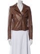 Badgley Mischka Leather Biker Jacket