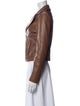 Badgley Mischka Leather Biker Jacket