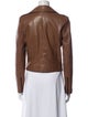 Badgley Mischka Leather Biker Jacket