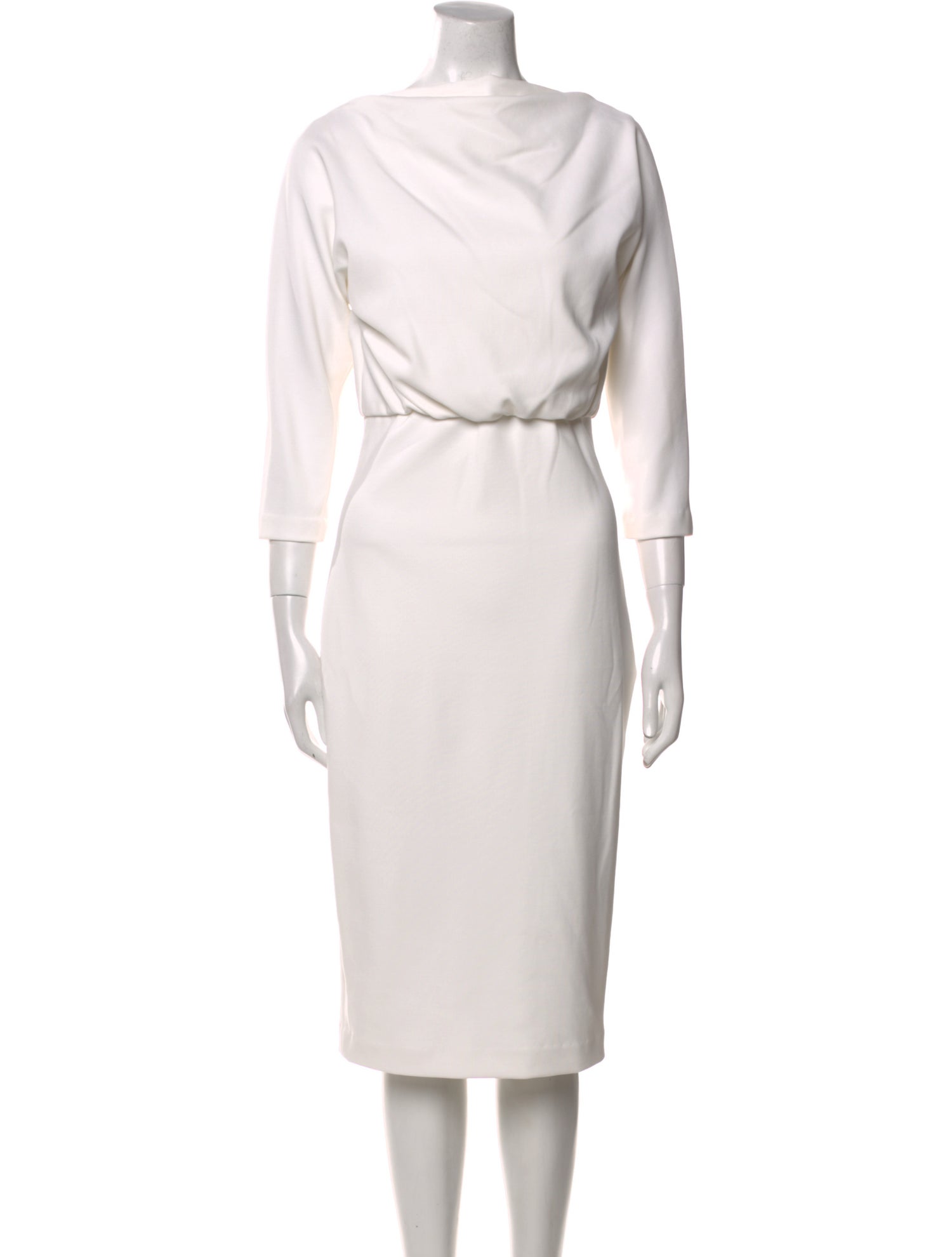 Badgley Mischka Cowl Neck Midi Length Dress w/ Tags