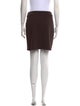 Badgley Mischka Wool Mini Skirt