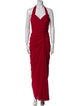 Badgley Mischka Silk Long Dress