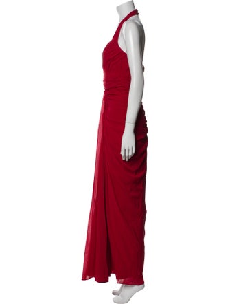 Badgley Mischka Silk Long Dress