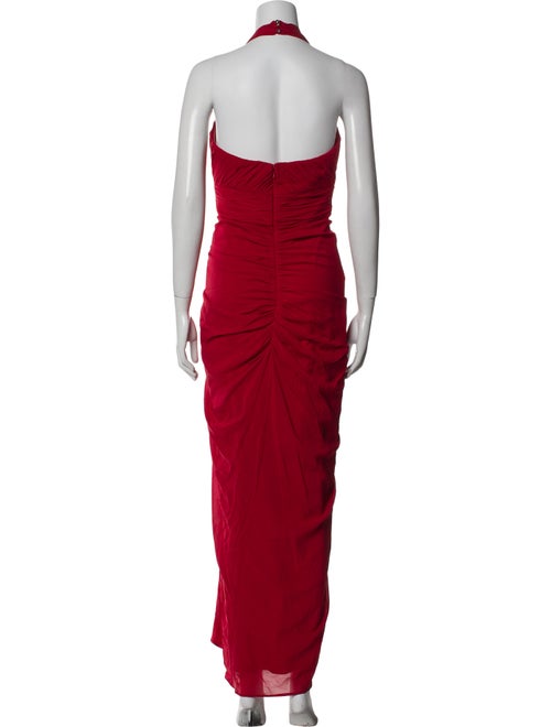 Badgley Mischka Silk Long Dress