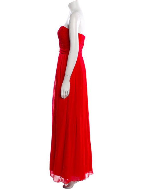 Badgley Mischka Strapless Long Dress