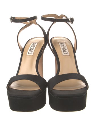 Badgley Mischka Satin Slingback Pumps