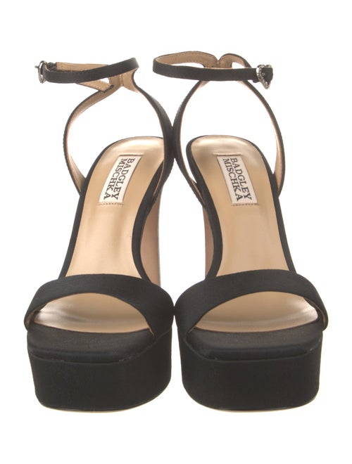 Badgley Mischka Satin Slingback Pumps