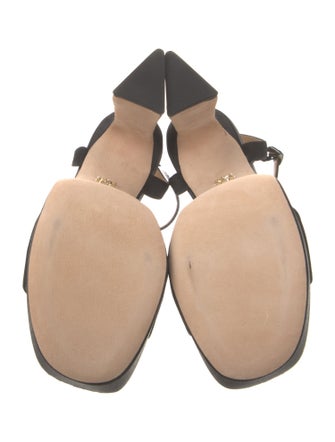 Badgley Mischka Satin Slingback Pumps